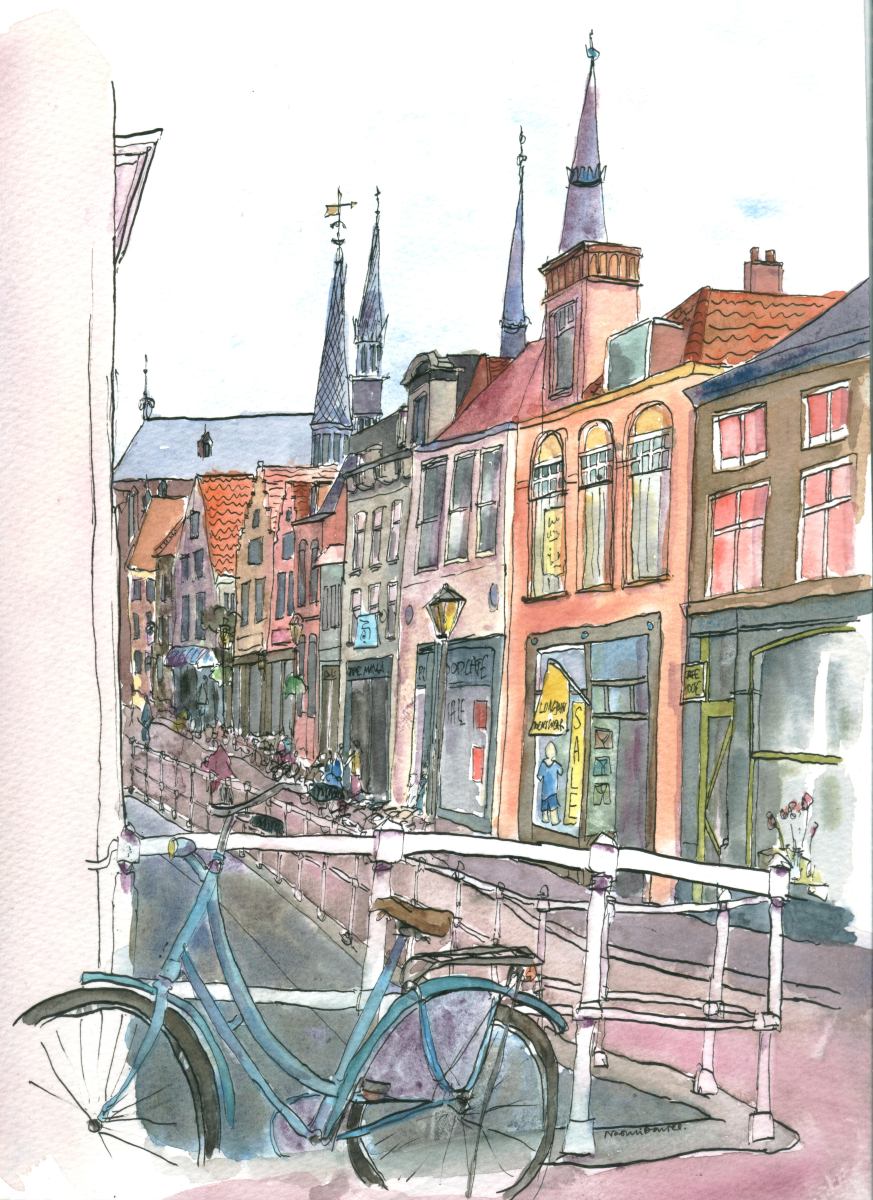 watercolour - Delft