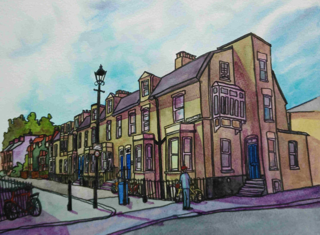 Portugal Street, Cambridge Naomi Davies Art